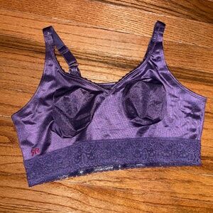 Ruby Ribbon Lace Demiette. Midnight Wine. Size 40. Brand new.